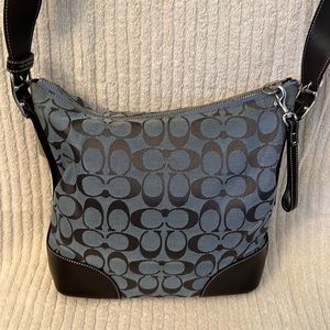 Coach Signature Stitch Nylon Purse